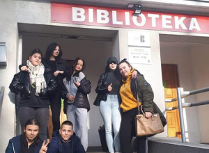 Odwiedziny w Bibliotece Miejskej - Filia nr 18.